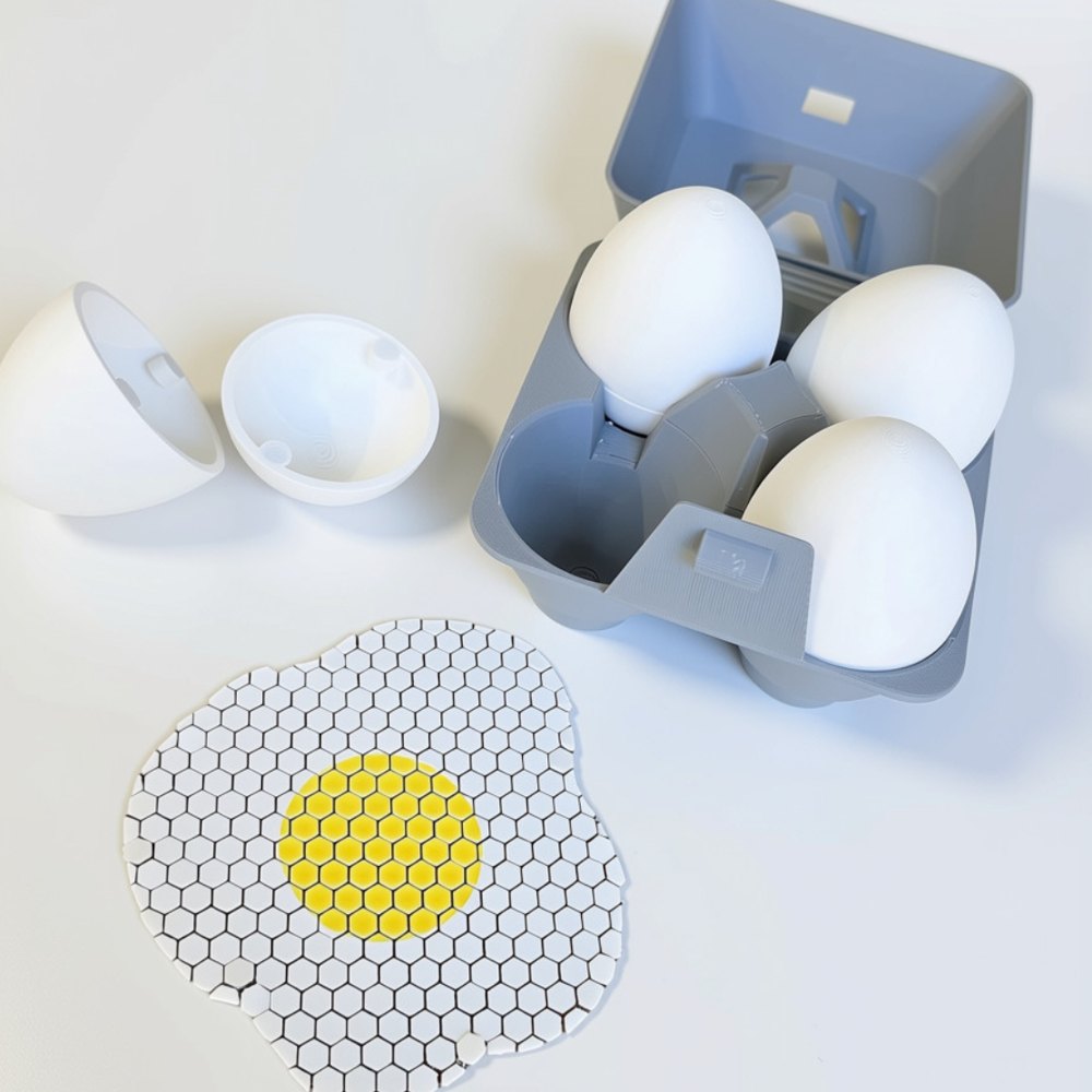 Complete egg carton
